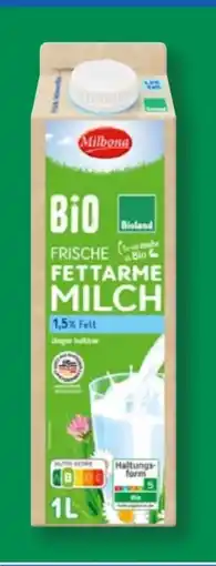 Lidl Milbona Bio Fettarme Milch Angebot