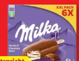 Lidl Milka Stieleis Vanilla & Chocolate Swirl XXL Pack Angebot