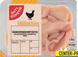 E-Center Gut & Günstig Hähnchengeschnetzeltes Angebot