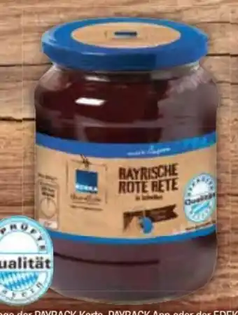 E-Center Edeka Heimatliebe Bayrische Rote Bete Angebot