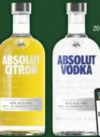 E-Center Absolut Vodka Angebot