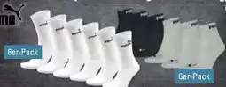 E-Center Puma Unisex Quartersocken 6er-Pack Angebot