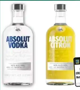Edeka Absolut Vodka Angebot