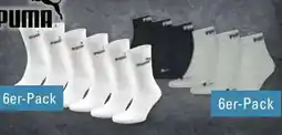 Edeka Puma Unisex Quartersocken 6er-Pack Angebot