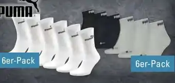 Edeka Puma Unisex Quartersocken 6er-Pack Angebot