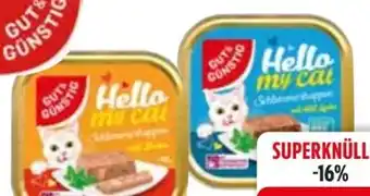 Edeka Gut & Günstig Hello my cat Schlemmerhappen Angebot