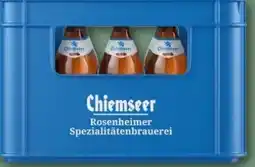 REWE Center Chiemgauer Brauhaus Rosenheimer Chiemseer Hell Angebot