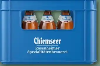 REWE Center Chiemgauer Brauhaus Rosenheimer Chiemseer Hell Angebot