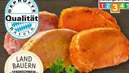 REWE Center Metzgerei Landbauern Schweine-Rückensteak mariniert Angebot
