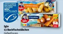 REWE Center Iglo 13 Backfischstäbchen Angebot