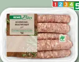 REWE Center Rewe Bio Schweine Bratwurst Angebot