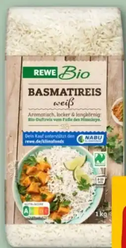 REWE Center Rewe Bio Basmatireis Angebot