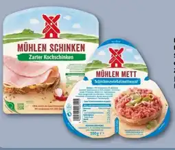 REWE Center Rügenwalder Mühle Mühlen Mett Schinken-Zwiebelmettwurst Angebot