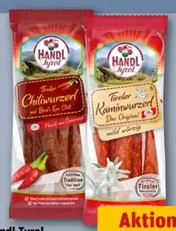 REWE Center Handl Tyrol Kaminwurzerl Das Original Angebot