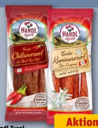 REWE Center Handl Tyrol Kaminwurzerl Das Original Angebot