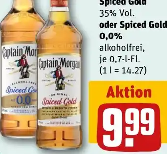 REWE Center Captain Morgan Spiced Gold Angebot