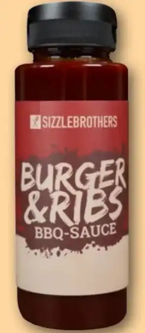 REWE Center SizzleBrothers Flasche Burger & Ribs BBQ Sauce Angebot