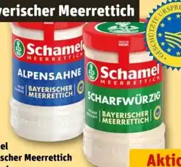 REWE Center Schamel Bayerischer Meerrettich Alpensahne Angebot