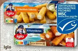 REWE Iglo 13 Backfischstäbchen Angebot