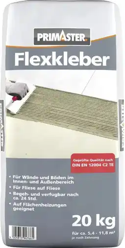Globus Baumarkt Primaster Flexkleber Angebot
