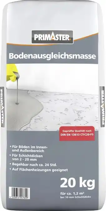 Globus Baumarkt Primaster Bodenausgleichsmasse Angebot