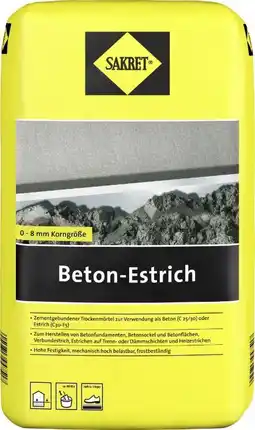 Globus Baumarkt Sakret Betonestrich Angebot