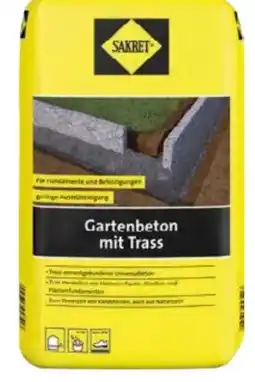 Globus Baumarkt Sakret Gartenbeton Angebot
