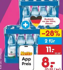 Netto Marken-Discount Rosbacher Mineralwasser Angebot