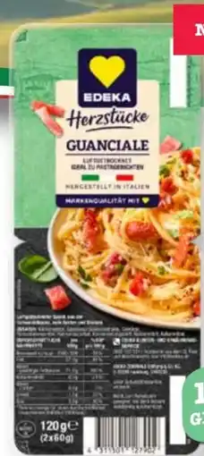 Scheck-in-Center Edeka Herzstücke Guanciale Angebot