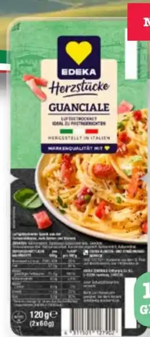 Scheck-in-Center Edeka Herzstücke Guanciale Angebot