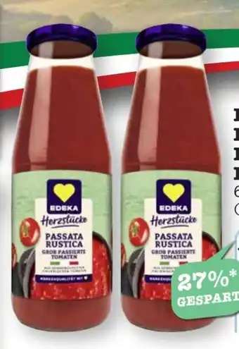 Scheck-in-Center Edeka Herzstücke Passata Rustica Angebot