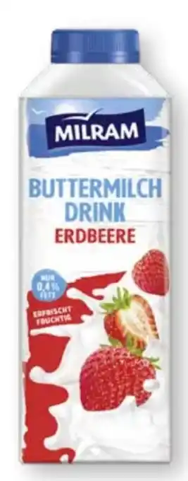 Scheck-in-Center Milram Buttermilch Drink Erdbeere Angebot