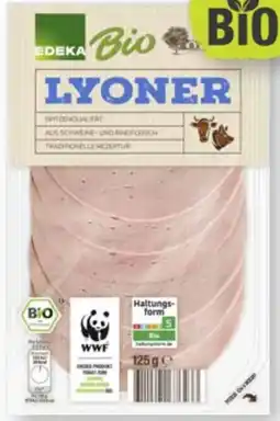 Scheck-in-Center Edeka Bio Lyoner Angebot