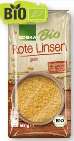 Scheck-in-Center Edeka Bio Rote Linsen Angebot