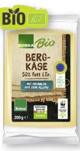 Scheck-in-Center Edeka Bio Bio-Bergkäse Angebot