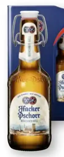 Scheck-in-Center Hacker-Pschorr Münchner Hell Angebot
