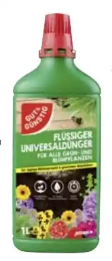 Scheck-in-Center Gut & Günstig Flüssiger Universaldünger Angebot