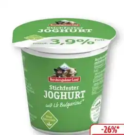 Edeka Berchtesgadener Land Stichfester Joghurt Angebot