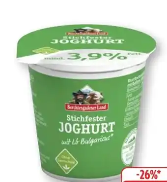 Edeka Berchtesgadener Land Stichfester Joghurt Angebot