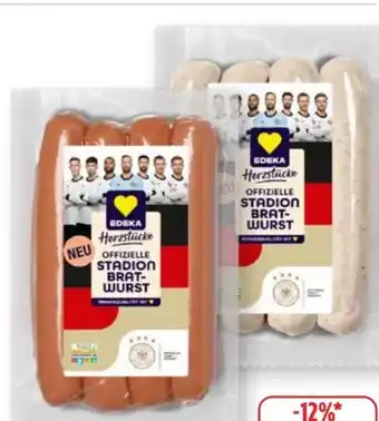 Edeka Edeka Herzstücke Stadion Bratwurst Angebot