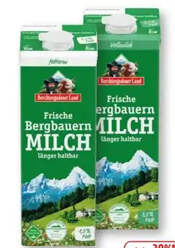 Edeka Berchtesgadener Land Frische Bergbauern Milch Angebot