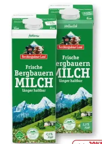 Edeka Berchtesgadener Land Frische Bergbauern Milch Angebot