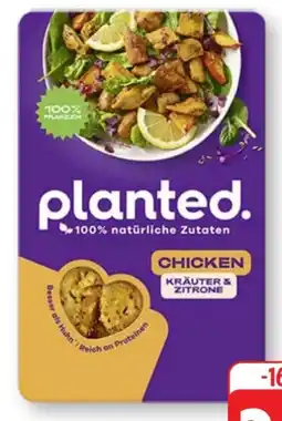 Edeka Planted Vegane Chicken Kräuter & Zitrone Angebot