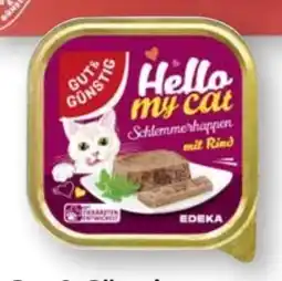 Edeka Gut & Günstig Hello my cat Schlemmerhappen Angebot