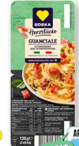 Edeka Edeka Herzstücke Guanciale Angebot