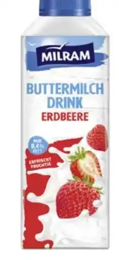 Edeka Milram Buttermilch Drink Erdbeere Angebot