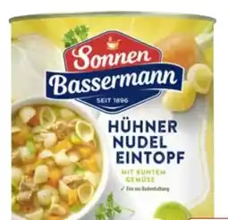 Edeka Sonnen-Bassermann Hühner-Nudel-Eintopf Angebot