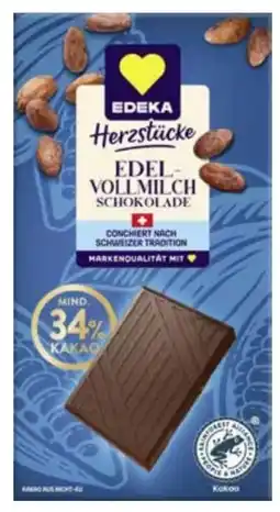 Edeka Edeka Herzstücke Edelvollmilch Schokolade Angebot
