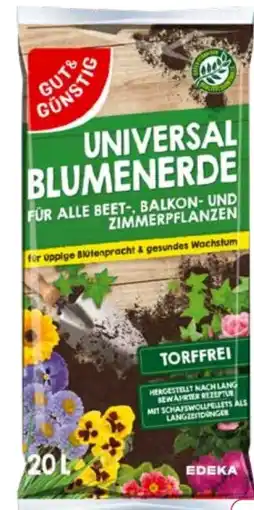 Edeka Gut & Günstig Universal Blumenerde Angebot