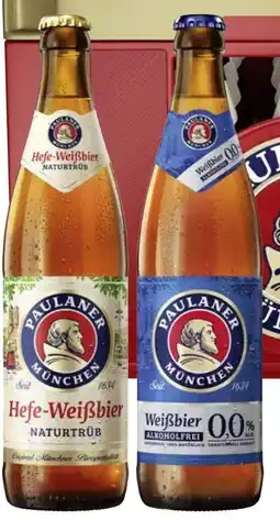 Edeka Paulaner Hefe-Weißbier Naturtrüb Angebot